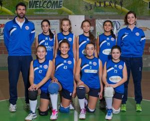 La Squadra Celeste della Scuola Valdinievole Volley (Foto Nucci)
